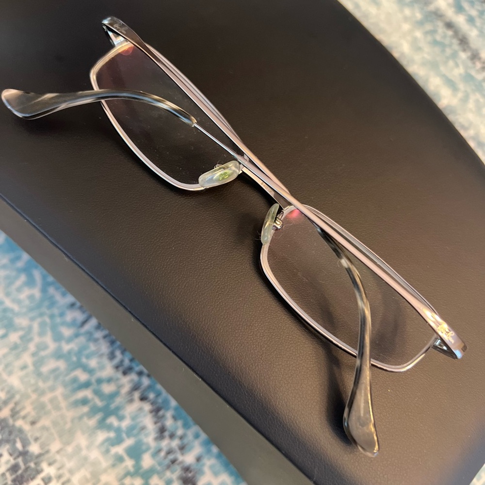 ray ban titanium rb 8611 1000 54 18 145 glasses frames - Picture 2 of 13